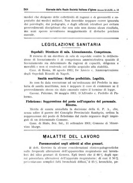 Giornale della Società italiana d'igiene