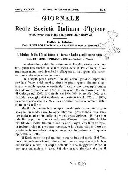 Giornale della Società italiana d'igiene