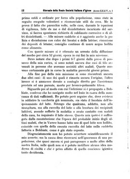 Giornale della Società italiana d'igiene