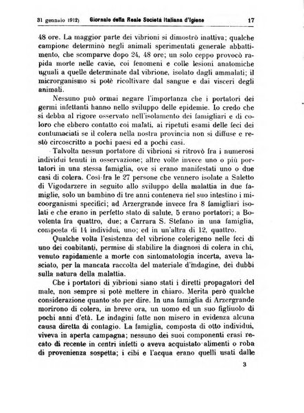 Giornale della Società italiana d'igiene