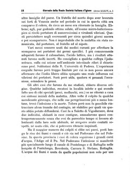 Giornale della Società italiana d'igiene