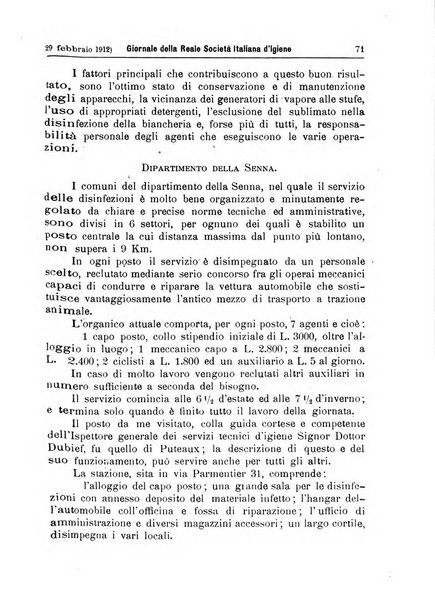 Giornale della Società italiana d'igiene