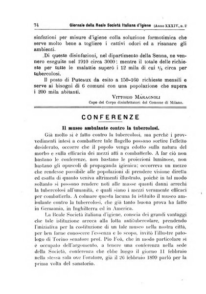 Giornale della Società italiana d'igiene