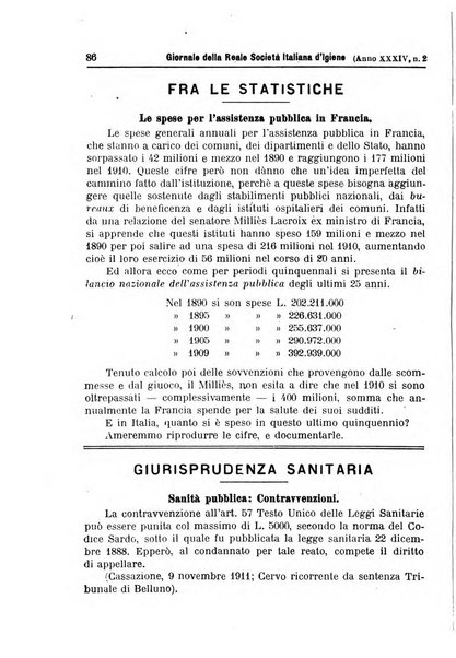 Giornale della Società italiana d'igiene