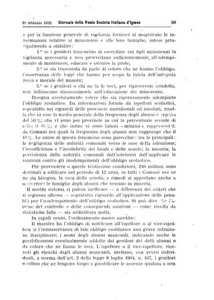 Giornale della Società italiana d'igiene