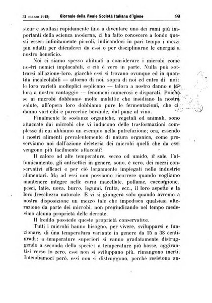 Giornale della Società italiana d'igiene