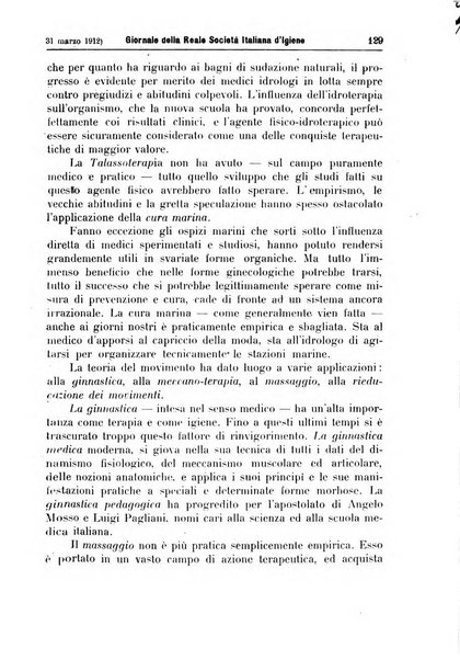 Giornale della Società italiana d'igiene