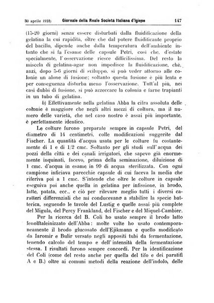 Giornale della Società italiana d'igiene