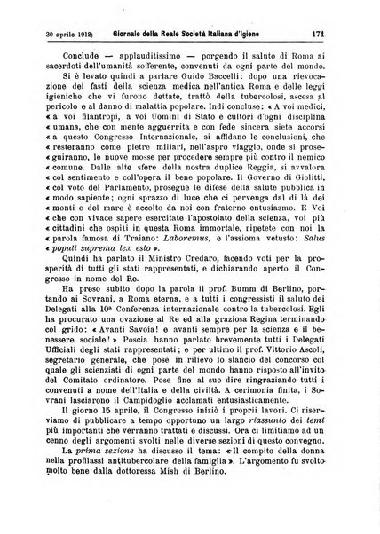 Giornale della Società italiana d'igiene