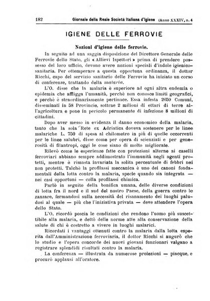 Giornale della Società italiana d'igiene