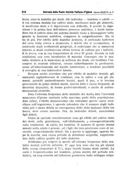 Giornale della Società italiana d'igiene