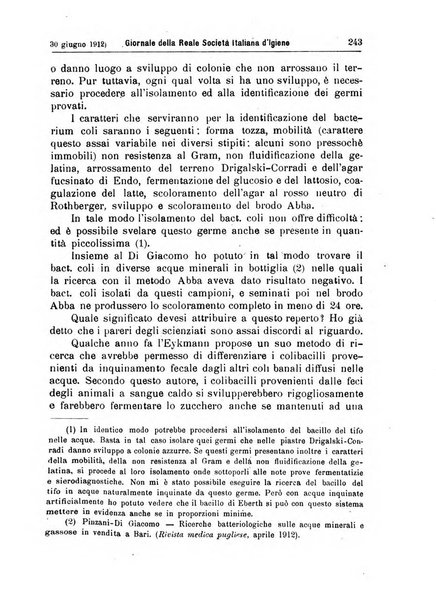 Giornale della Società italiana d'igiene