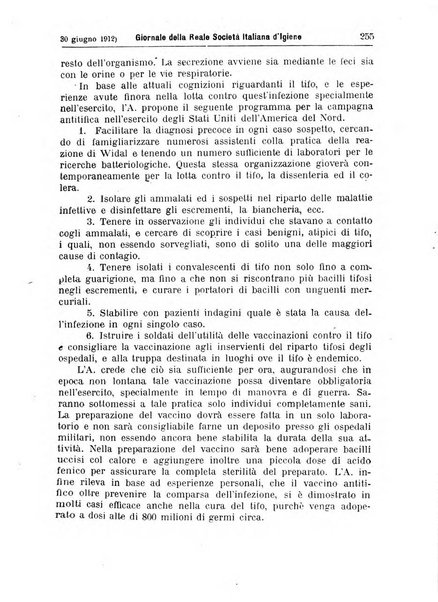 Giornale della Società italiana d'igiene