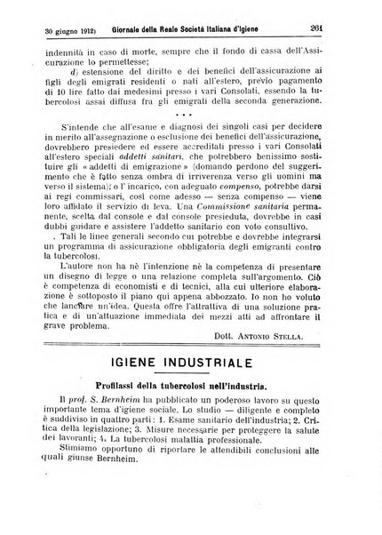 Giornale della Società italiana d'igiene