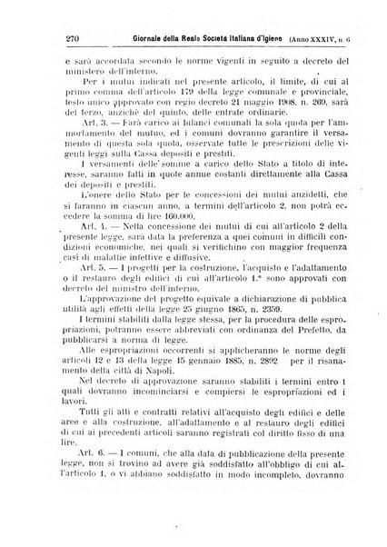 Giornale della Società italiana d'igiene