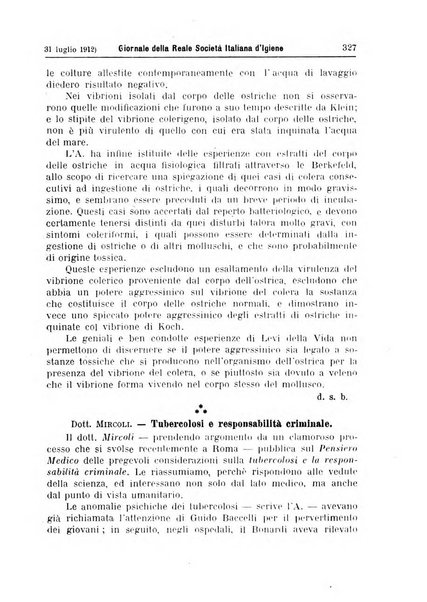 Giornale della Società italiana d'igiene