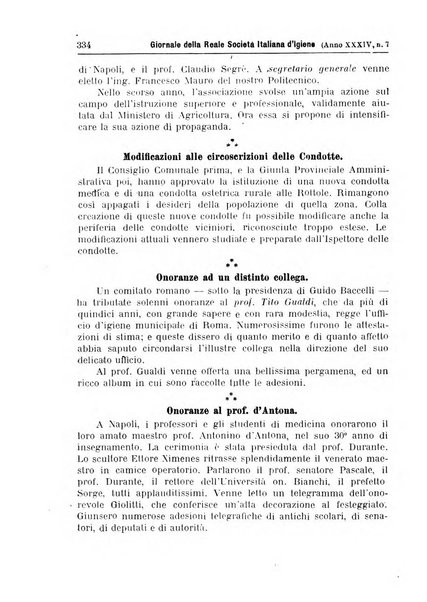 Giornale della Società italiana d'igiene