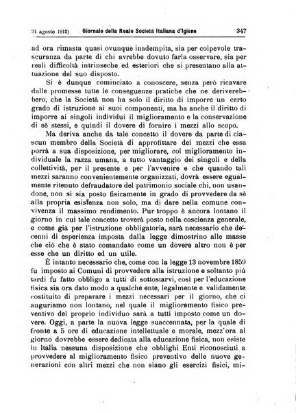 Giornale della Società italiana d'igiene