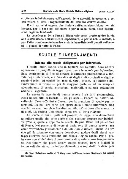 Giornale della Società italiana d'igiene