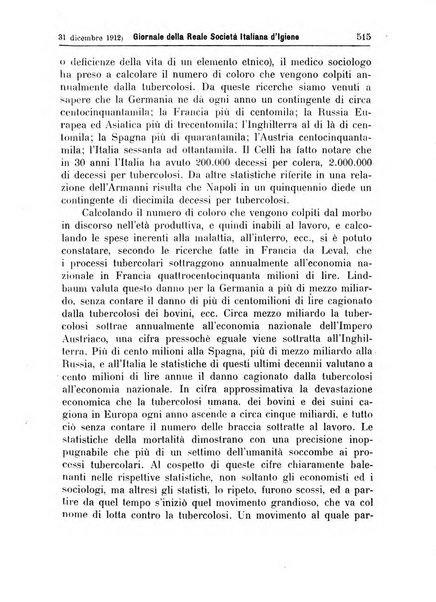 Giornale della Società italiana d'igiene