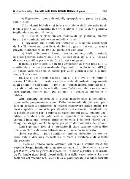 Giornale della Società italiana d'igiene