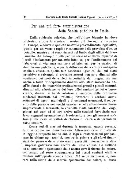 Giornale della Società italiana d'igiene