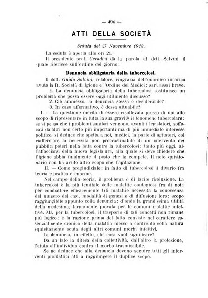 Giornale della Società italiana d'igiene