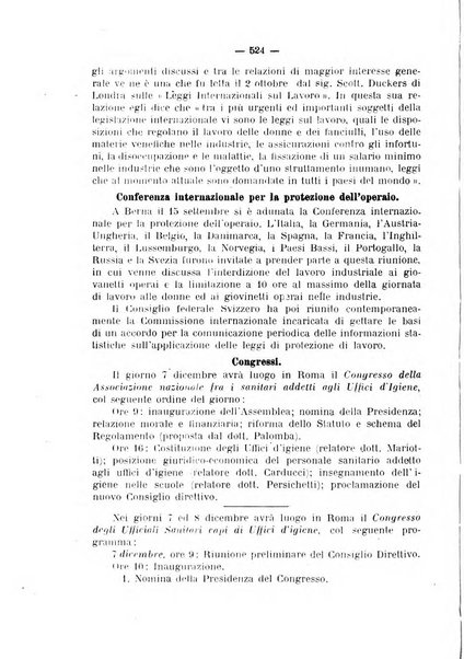 Giornale della Società italiana d'igiene