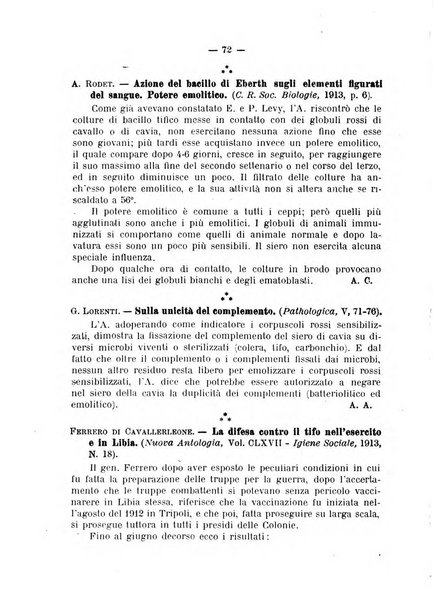 Giornale della Società italiana d'igiene