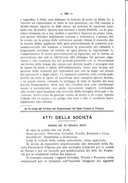 Giornale della Società italiana d'igiene