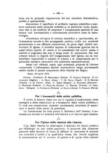 Giornale della Società italiana d'igiene