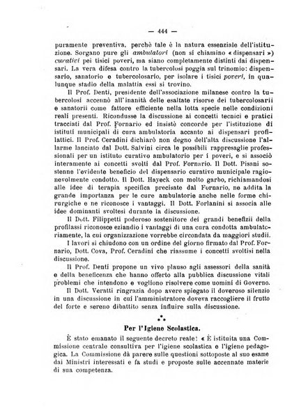 Giornale della Società italiana d'igiene