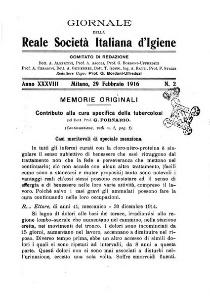 Giornale della Società italiana d'igiene