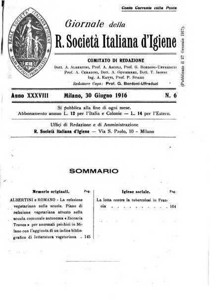 Giornale della Società italiana d'igiene