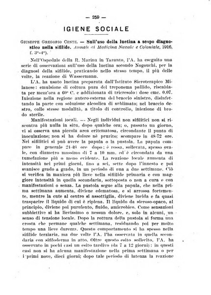 Giornale della Società italiana d'igiene