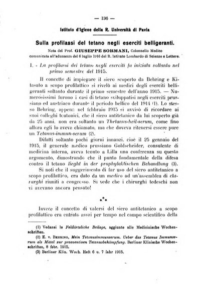 Giornale della Società italiana d'igiene