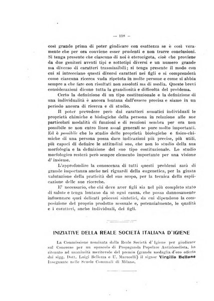 Giornale della Società italiana d'igiene