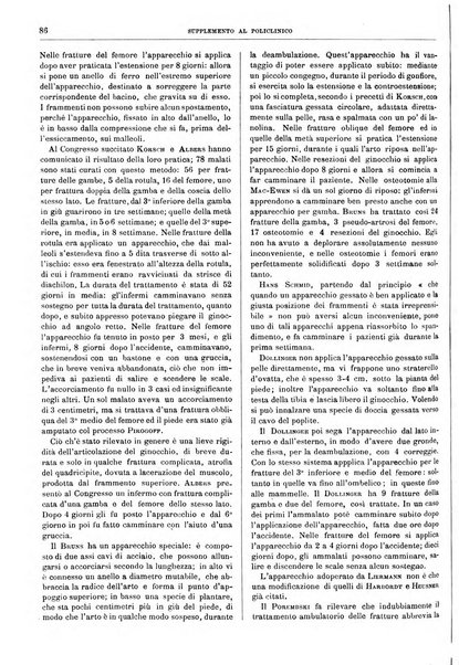 Supplemento al policlinico periodico di medicina, chirurgia ed igiene