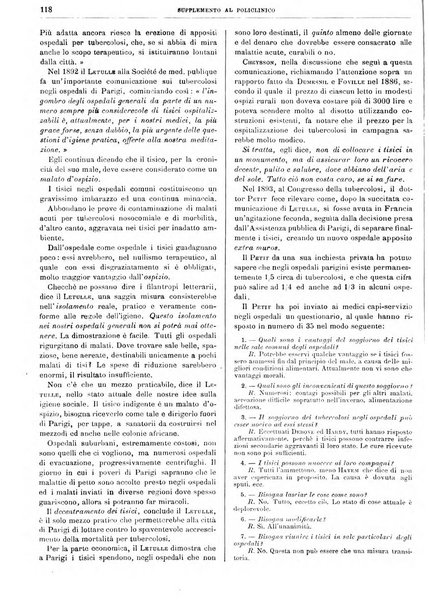 Supplemento al policlinico periodico di medicina, chirurgia ed igiene