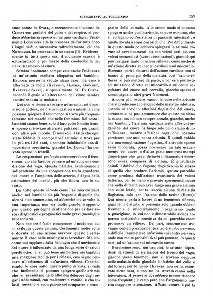 Supplemento al policlinico periodico di medicina, chirurgia ed igiene