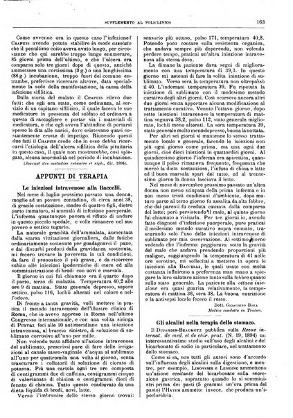 Supplemento al policlinico periodico di medicina, chirurgia ed igiene