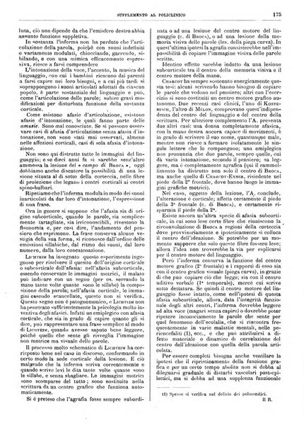 Supplemento al policlinico periodico di medicina, chirurgia ed igiene