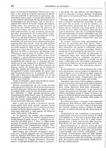 Supplemento al policlinico periodico di medicina, chirurgia ed igiene