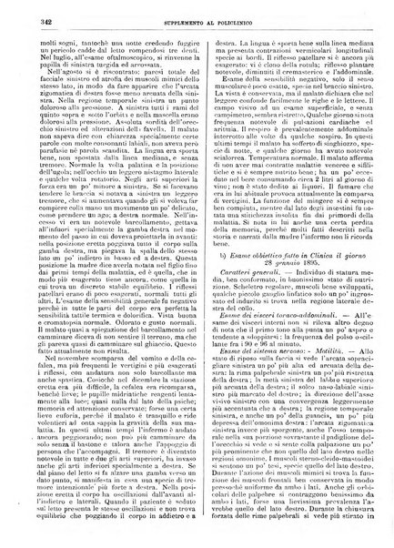 Supplemento al policlinico periodico di medicina, chirurgia ed igiene