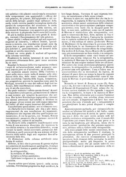 Supplemento al policlinico periodico di medicina, chirurgia ed igiene