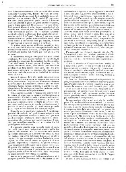 Supplemento al policlinico periodico di medicina, chirurgia ed igiene