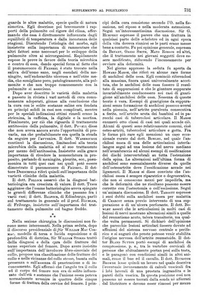 Supplemento al policlinico periodico di medicina, chirurgia ed igiene