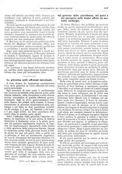 Supplemento al policlinico periodico di medicina, chirurgia ed igiene