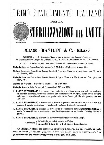 Supplemento al policlinico periodico di medicina, chirurgia ed igiene