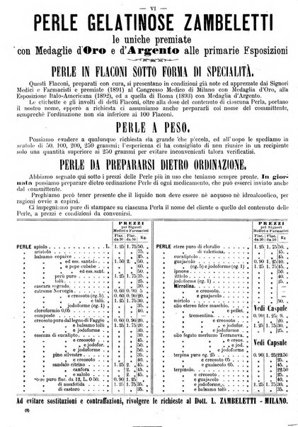 Supplemento al policlinico periodico di medicina, chirurgia ed igiene